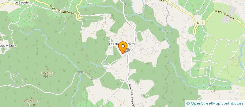 localisation de l'entreprise SCI CONSTANCE II  SEILLANS