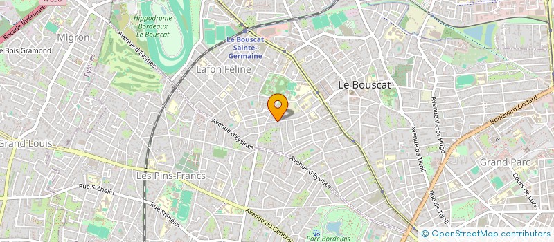 localisation de l'entreprise SCI CONSTANT  LE BOUSCAT