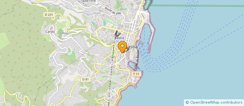 localisation de l'entreprise SCI CONSTANT à BASTIA