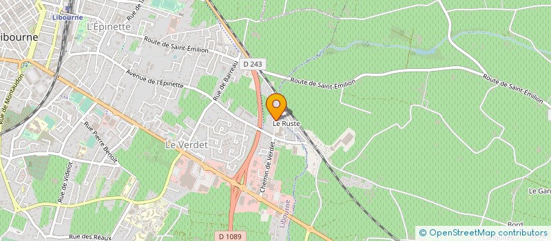 localisation de l'entreprise SCI CONSTANT ET RODRIGUEZ  LIBOURNE