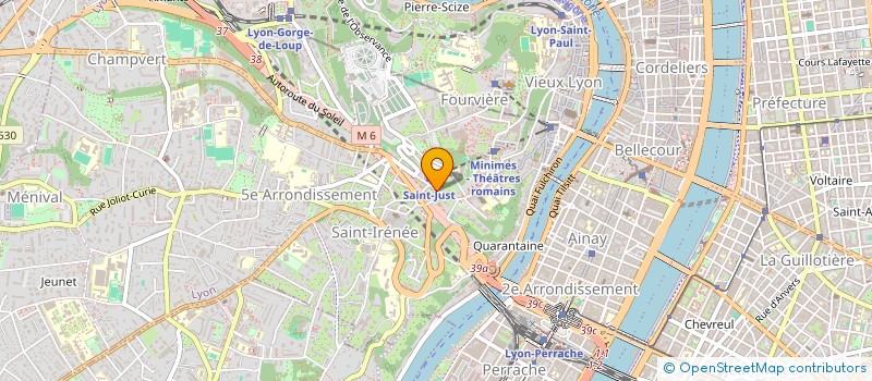 localisation de l'entreprise SCI CONSTANT TRION  LYON