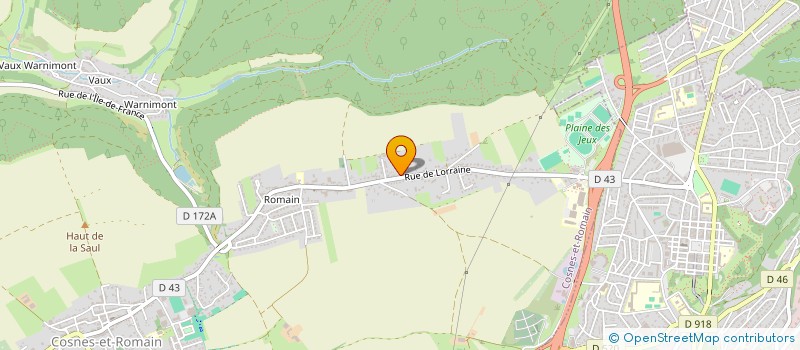 localisation de l'entreprise SCI CONSTANTIN  COSNES-ET-ROMAIN