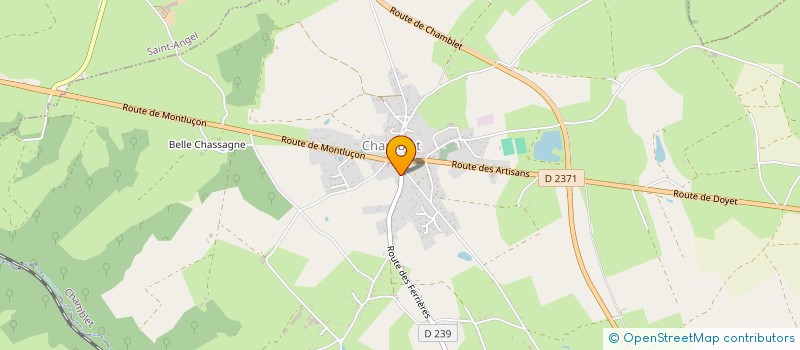 localisation de l'entreprise SCI CONSTANTIN G ET M  CHAMBLET