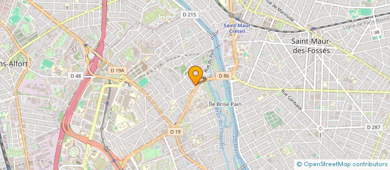 localisation de l'entreprise SCI CONSTANTINI à CRETEIL