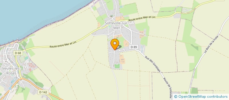 localisation de l'entreprise SCI CONSTELLATION  SOTTEVILLE-SUR-MER