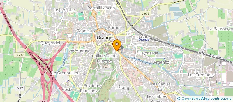 localisation de l'entreprise SCI CONSTELLATIONS 7.06  ORANGE
