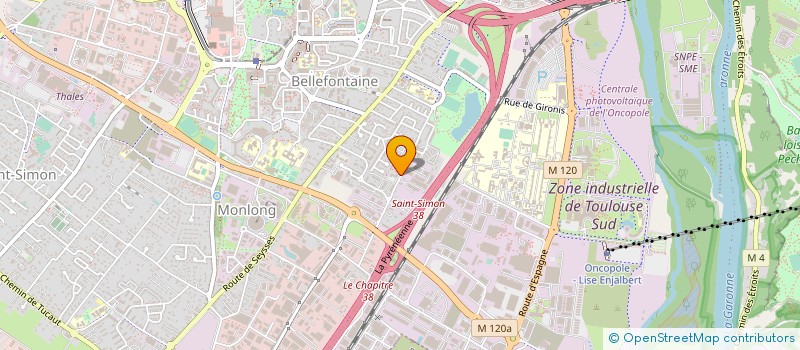 localisation de l'entreprise SCI CONSTRU VENTE RESIDENCE DIAMANT VERT à TOULOUSE