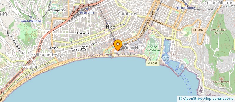localisation de l'entreprise SCI CONSTRUC VENTE DU HAMEAU MUCCHIATANA à NICE