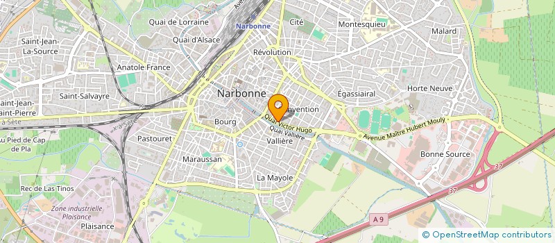 localisation de l'entreprise SCI CONSTRUC VENTE TECHNOCLUB GRADIGNAN  NARBONNE