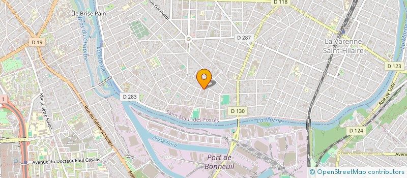 localisation de l'entreprise SCI CONSTRUCT VENTE 182 AV GAL GIRAUD à SAINT-MAUR-DES-FOSSES