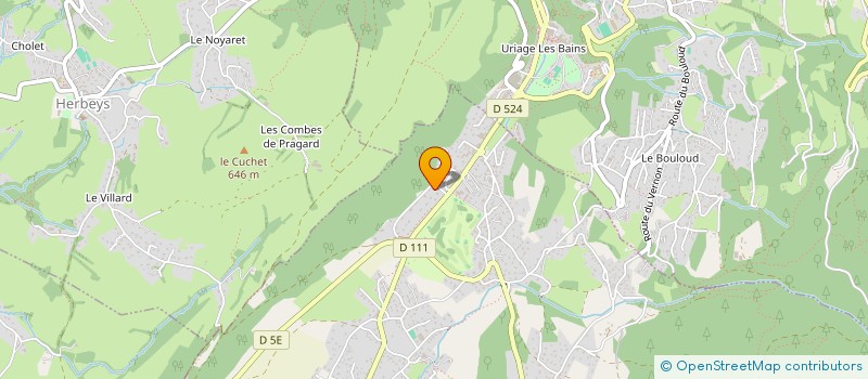 localisation de l'entreprise SCI CONSTRUCTION INDUSTRIELLE  GRENOBLE