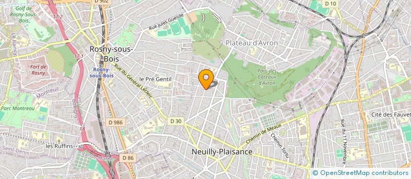 localisation de l'entreprise SCI CONSTRUCTION JEANNE D ARC  PARIS