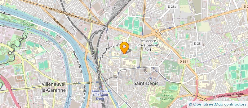 localisation de l'entreprise SCI CONSTRUCTION LOCAT ACHAT VENTE IMMOB à SAINT-DENIS