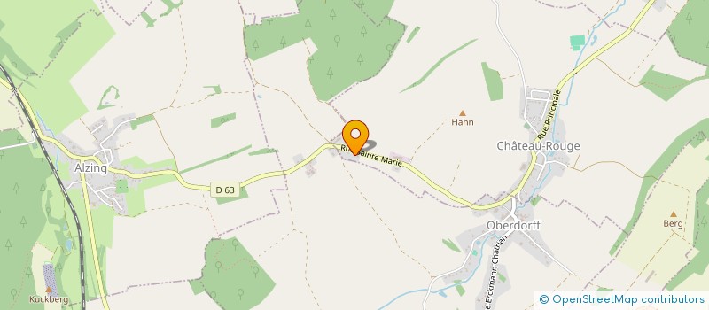 localisation de l'entreprise SCI CONSTRUCTION ST CHARLES  BOUZONVILLE