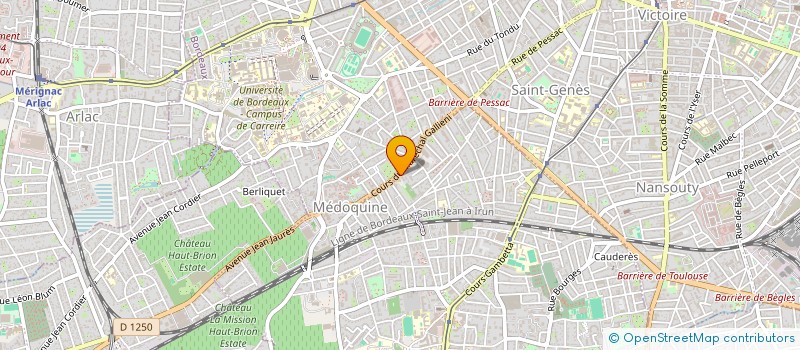 localisation de l'entreprise SCI CONSTRUCTION VENTE BATIR 33 à TALENCE