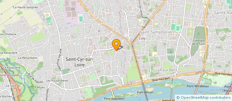 localisation de l'entreprise SCI CONSTRUCTION VENTE DU DONJON  SAINT CYR SUR LOIRE