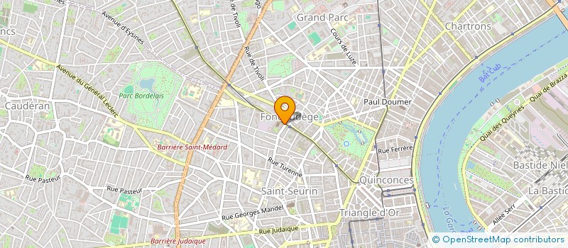 localisation de l'entreprise SCI CONSTRUCTION VENTE VILLA MARCELLUS à BORDEAUX