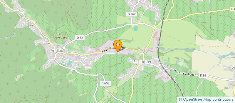 localisation de l'entreprise SCI CONSUL  ANDLAU