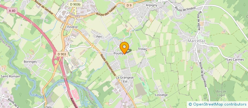 localisation de l'entreprise SCI CONTA  CONTAMINE-SUR-ARVE