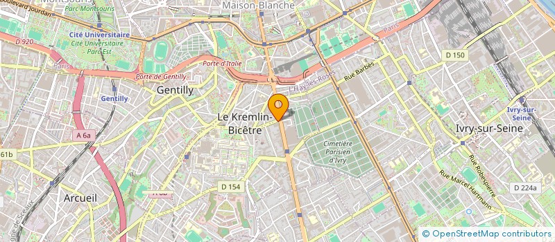 localisation de l'entreprise SCI CONTACT  LE KREMLIN-BICETRE