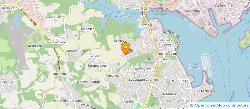 localisation de l'entreprise SCI CONTACT  LARMOR-PLAGE