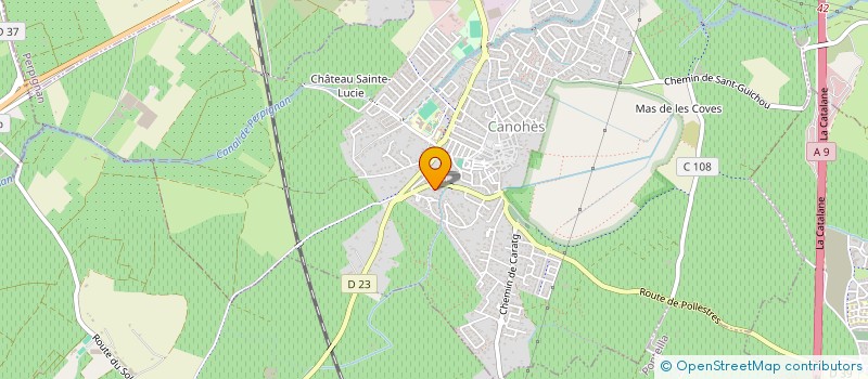 localisation de l'entreprise SCI CONTAL - WECHTER  CANOHES