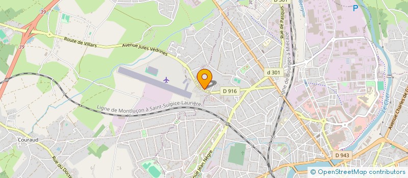 localisation de l'entreprise SCI CONTAMINE à MONTLUCON