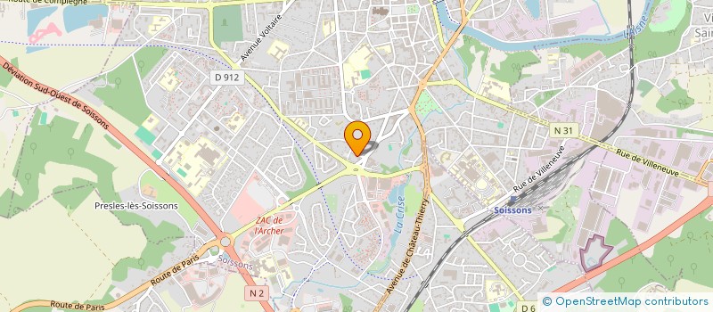 localisation de l'entreprise SCI CONTANT à SOISSONS