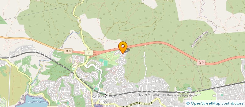 localisation de l'entreprise SCI CONTARD AND CO  SAUSSET-LES-PINS