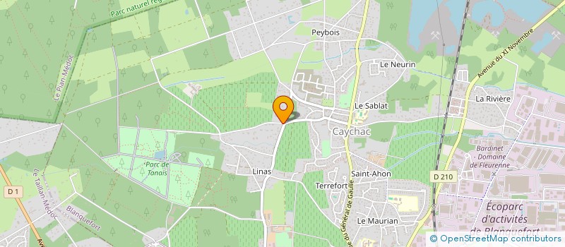 localisation de l'entreprise SCI CONTE à BLANQUEFORT