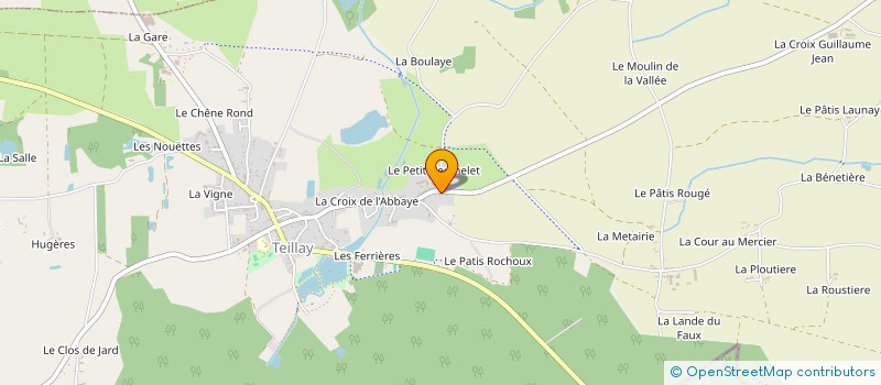 localisation de l'entreprise SCI CONTE  TEILLAY