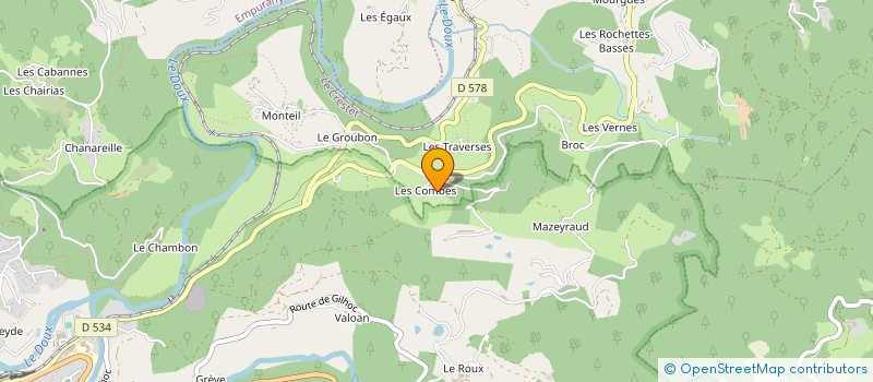 localisation de l'entreprise SCI CONTE  LE CRESTET