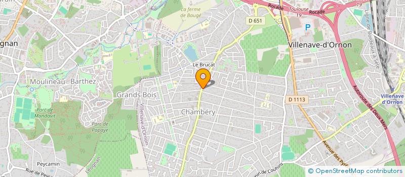 localisation de l'entreprise SCI CONTE ET CIE à VILLENAVE-D'ORNON