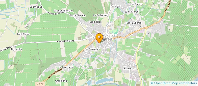 localisation de l'entreprise SCI CONTESTABLE  SERIGNAN-DU-COMTAT