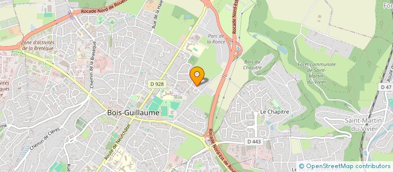 localisation de l'entreprise SCI CONTHE à BOIS-GUILLAUME