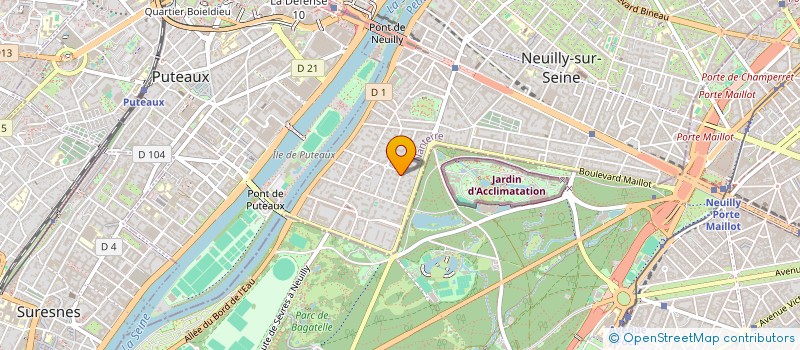 localisation de l'entreprise SCI CONTIMMO à NEUILLY-SUR-SEINE