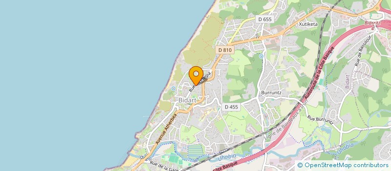 localisation de l'entreprise SCI CONTRESTA à BIDART