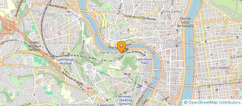 localisation de l'entreprise SCI CONTRETETE  LYON