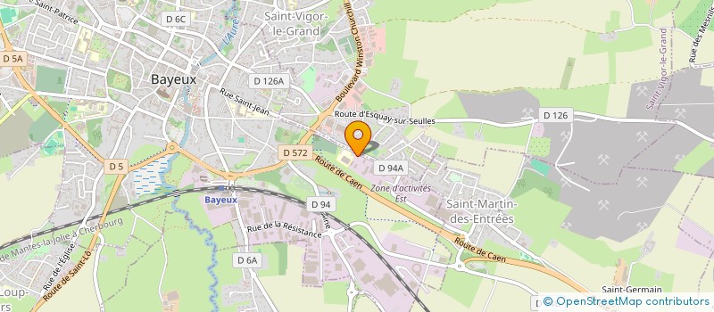 localisation de l'entreprise SCI CONTROLE EXPERTISE AUTO NORMANDIE  BAYEUX