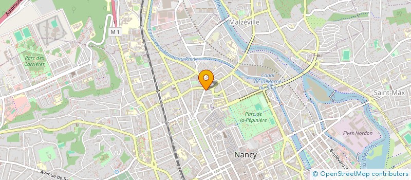 localisation de l'entreprise SCI CONTRUCTION VENTE COUR BONSECOURS à NANCY