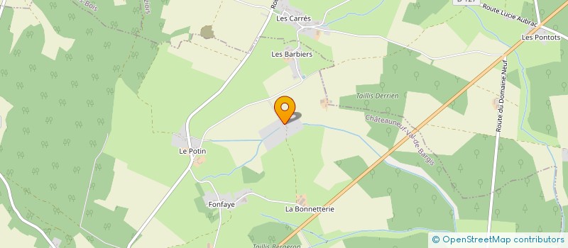 localisation de l'entreprise SCI CONVENT DE BONHOME  CHATEAUNEUF-VAL-DE-BARGIS