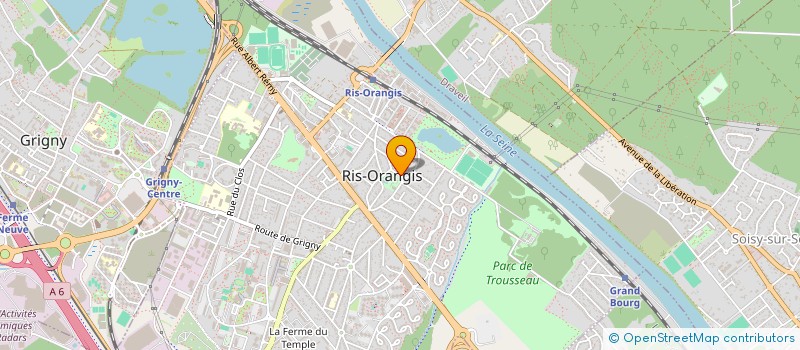 localisation de l'entreprise SCI CONVERGENCE à RIS-ORANGIS