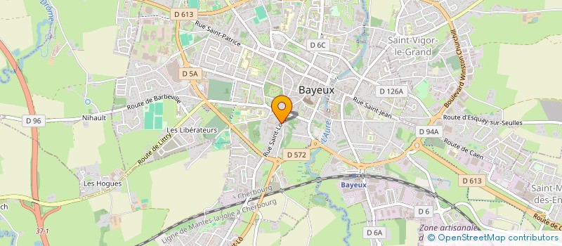 localisation de l'entreprise SCI CONVERGENCE  BAYEUX