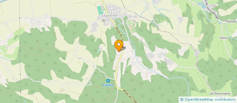 localisation de l'entreprise SCI CONVERS  SEPTEME