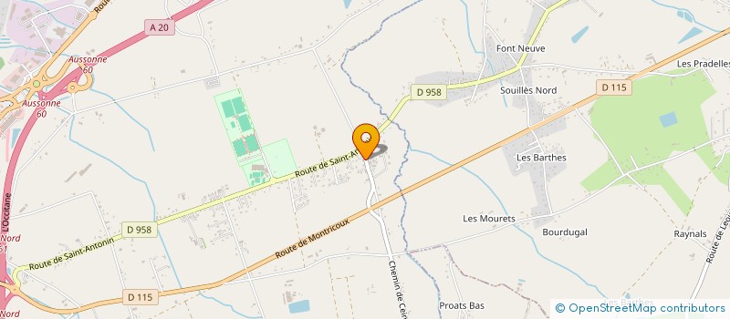 localisation de l'entreprise SCI COOK  MONTAUBAN