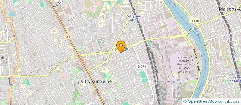 localisation de l'entreprise SCI COOKY  VITRY-SUR-SEINE