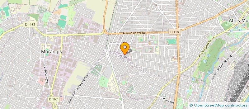 localisation de l'entreprise SCI COOLIVING FIRST à ATHIS-MONS