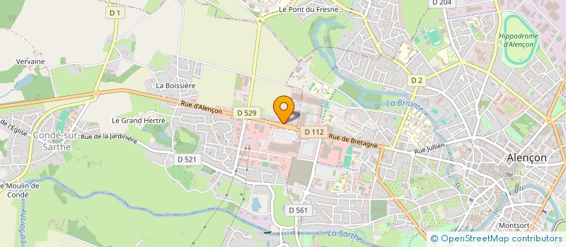 localisation de l'entreprise SCI COOMBS 61 à CONDE-SUR-SARTHE