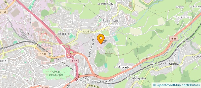 localisation de l'entreprise SCI COOP  SAINT-JEAN-BONNEFONDS