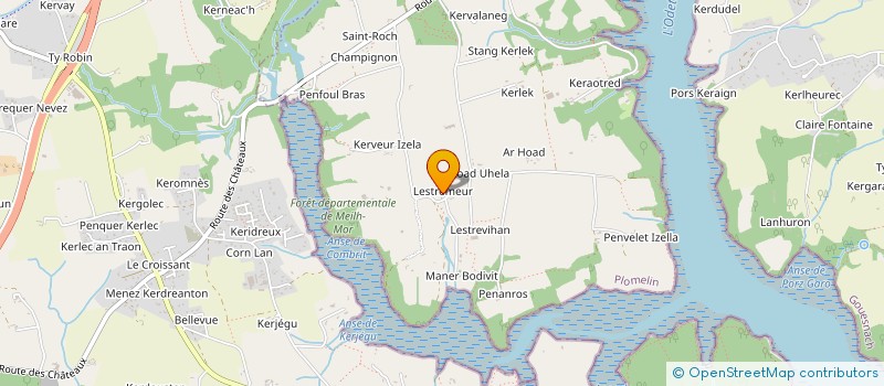 localisation de l'entreprise SCI COOPER  PLOMELIN